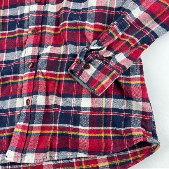 Weatherproof Vintage Button Up Shirt Mens Large Red Plaid - Picture 9 of 9
